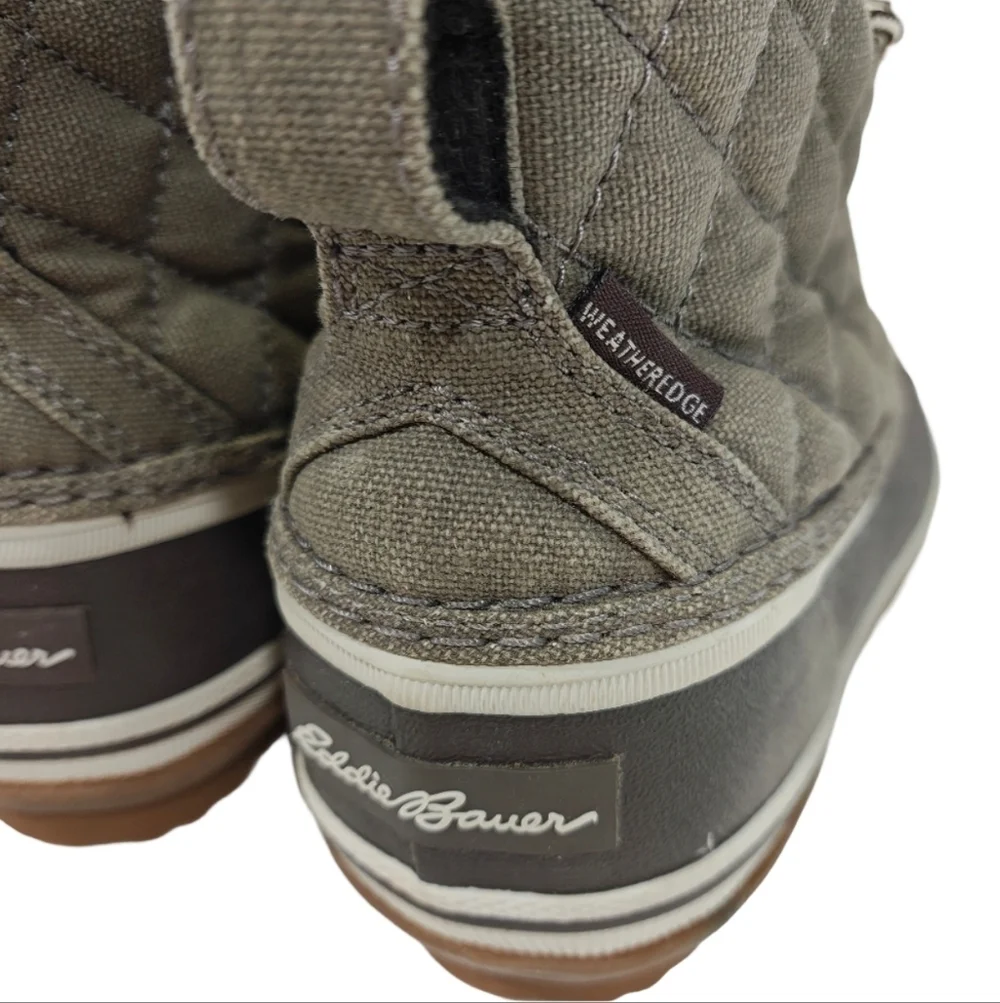 Eddie Bauer Womens Hunt Pack Mid Granola Girl Boots Olive Green